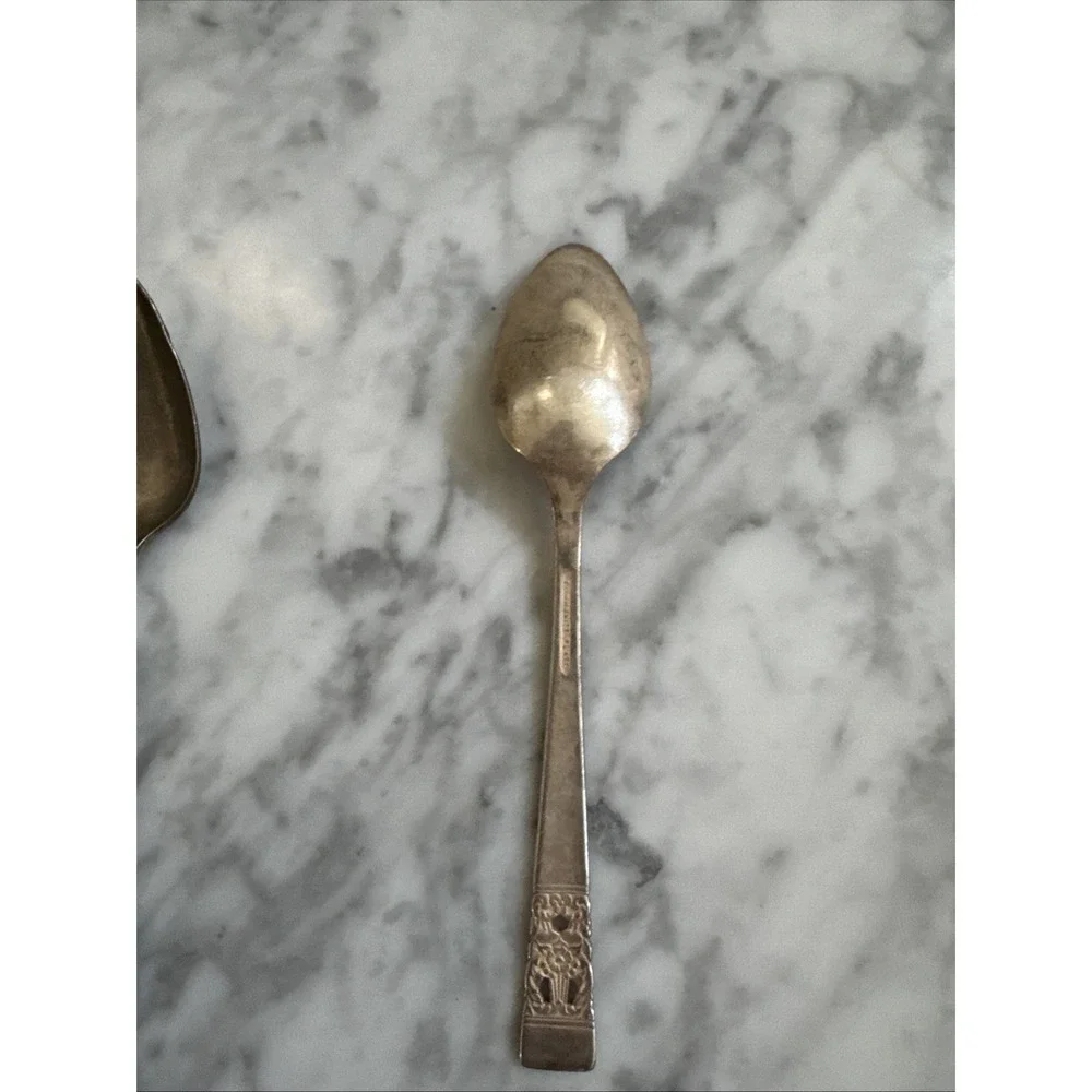 Oneida Community CORONATION Teaspoons Spoons Silverplate Set Of 6